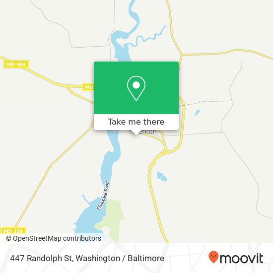447 Randolph St, Denton, MD 21629 map