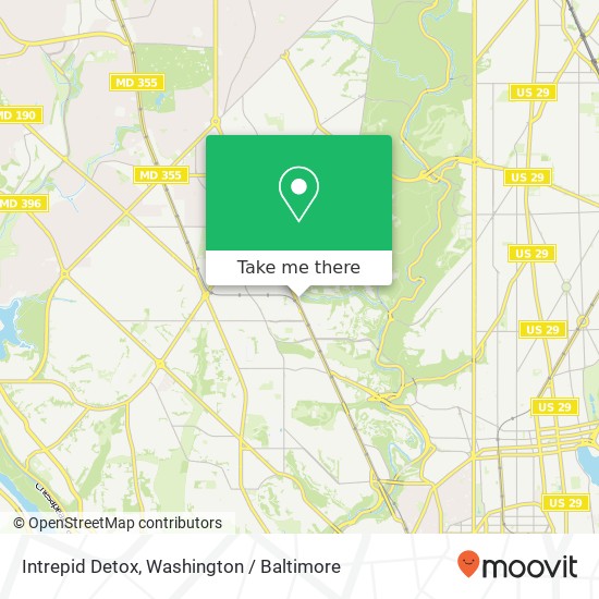 Mapa de Intrepid Detox, 4401 Connecticut Ave NW