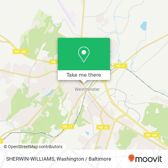 SHERWIN-WILLIAMS, 7 Carroll St map