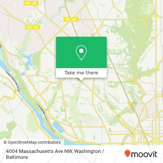 4004 Massachusetts Ave NW, Washington, DC 20016 map