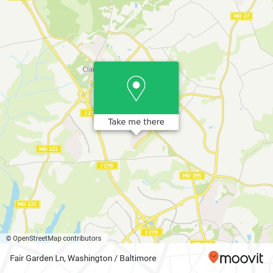Fair Garden Ln, Clarksburg, MD 20871 map