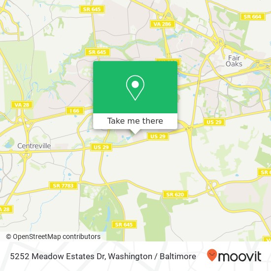 5252 Meadow Estates Dr, Fairfax, VA 22030 map