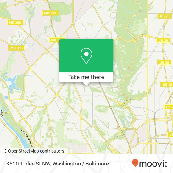 3510 Tilden St NW, Washington, DC 20008 map