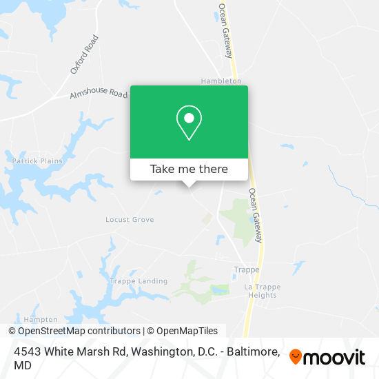 Mapa de 4543 White Marsh Rd