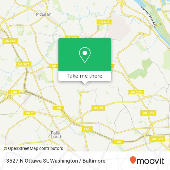3527 N Ottawa St, Arlington, VA 22213 map