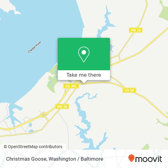 Christmas Goose map