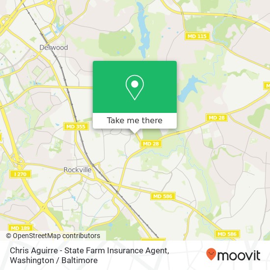 Mapa de Chris Aguirre - State Farm Insurance Agent, 1609 E Gude Dr