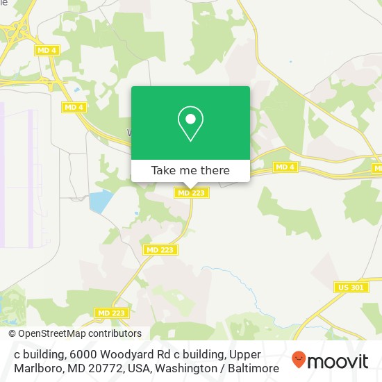 c  building, 6000 Woodyard Rd c  building, Upper Marlboro, MD 20772, USA map