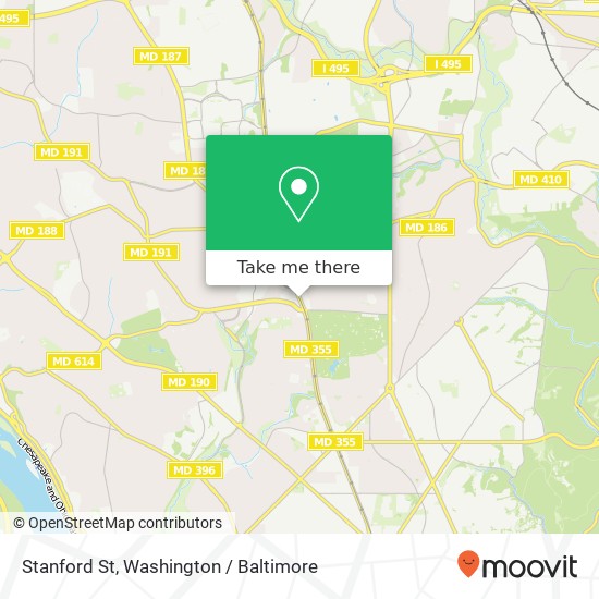 Stanford St, Chevy Chase, MD 20815 map