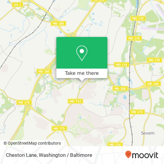 Cheston Lane, Cheston Ln, Hanover, MD 21076, USA map