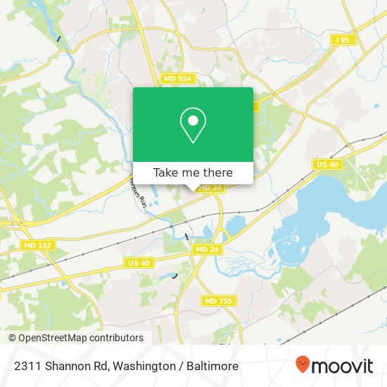 2311 Shannon Rd, Edgewood, MD 21040 map