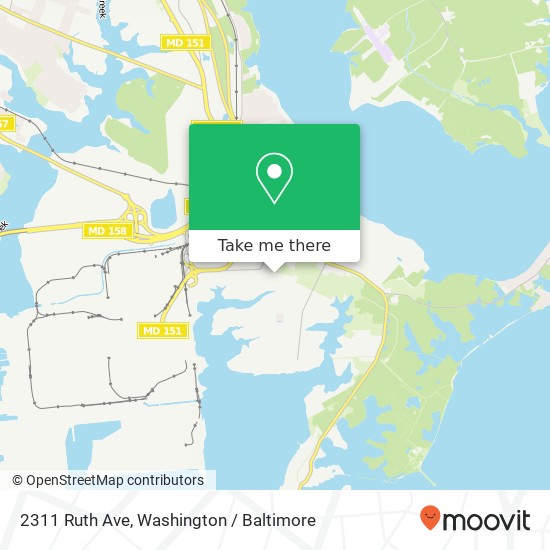 2311 Ruth Ave, Sparrows Point, MD 21219 map