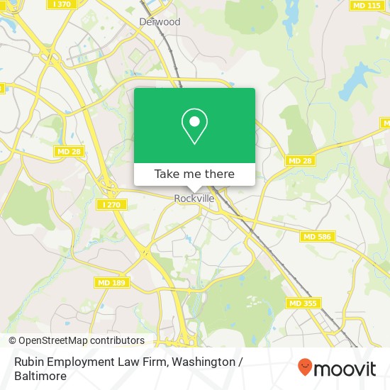 Mapa de Rubin Employment Law Firm, 11 N Washington St
