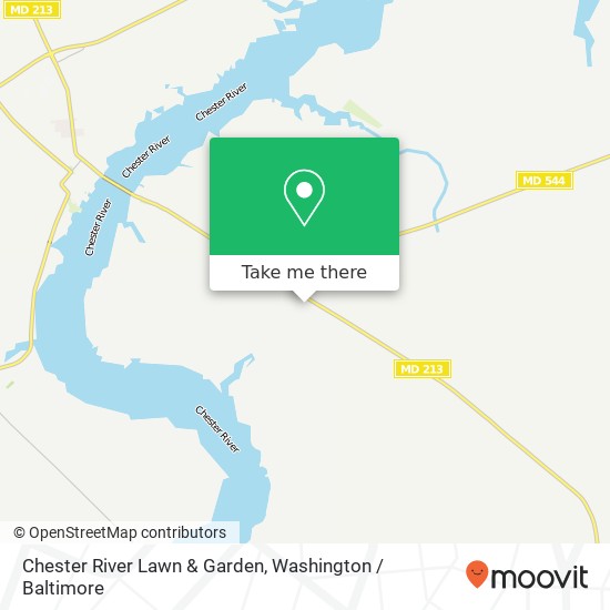 Mapa de Chester River Lawn & Garden, 6333 Church Hill Rd