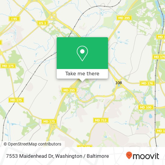 7553 Maidenhead Dr, Hanover, MD 21076 map