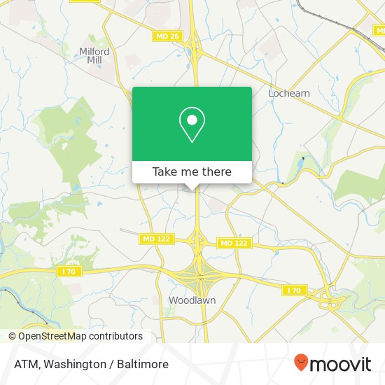 Mapa de ATM, 6821 Dogwood Rd