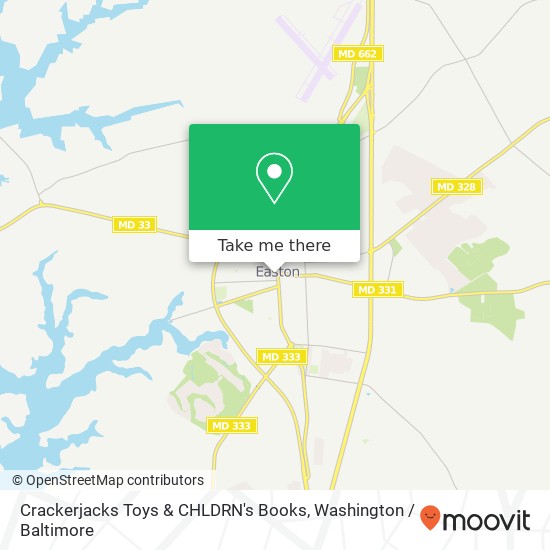 Mapa de Crackerjacks Toys & CHLDRN's Books, 7 S Washington St