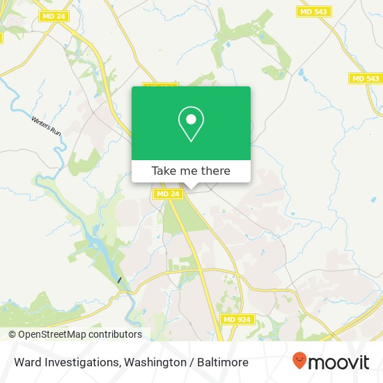 Ward Investigations, 108 E Wheel Rd map
