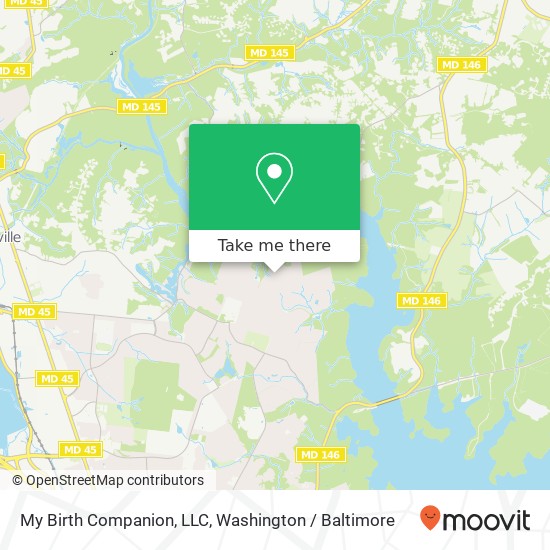 Mapa de My Birth Companion, LLC, 13 Chesham Ct