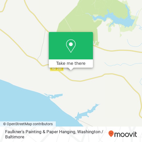 Mapa de Faulkner's Painting & Paper Hanging, 20345 Beauvue Ct