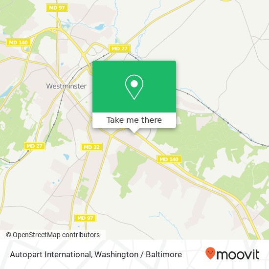 Mapa de Autopart International, 625 Baltimore Blvd