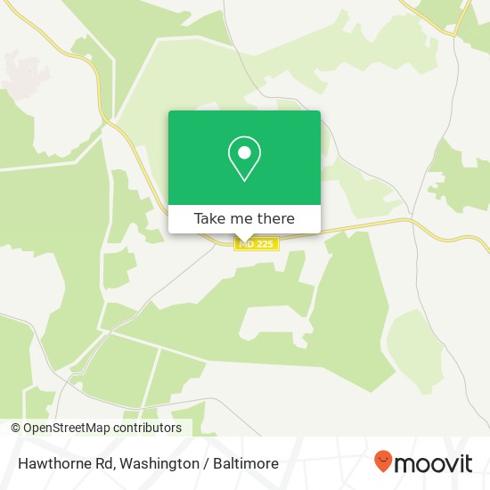 Mapa de Hawthorne Rd, La Plata, MD 20646