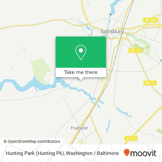 Hunting Park (Hunting Pk) map