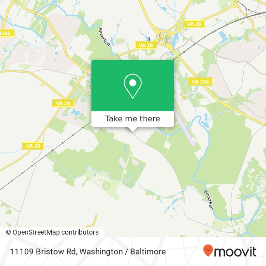 11109 Bristow Rd, Bristow, VA 20136 map