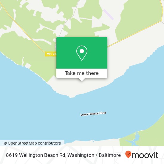 8619 Wellington Beach Rd, Nanjemoy, MD 20662 map