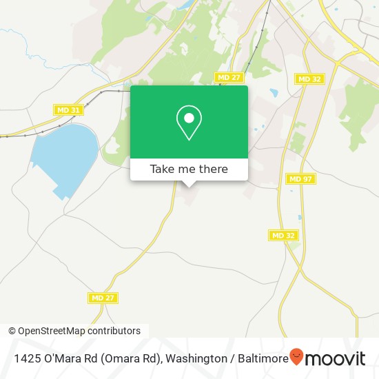 1425 O'Mara Rd (Omara Rd), Westminster, MD 21157 map