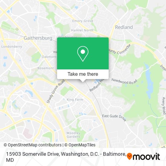 15903 Somerville Drive map