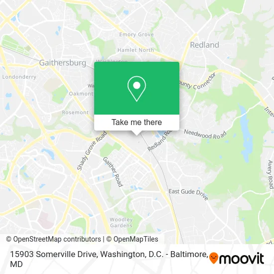 15903 Somerville Drive map