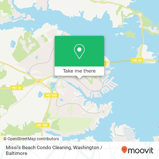 Missi's Beach Condo Cleaning, 15 Southwind Ct map