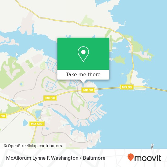 Mapa de McAllorum Lynne F, 40 Boatswain Dr