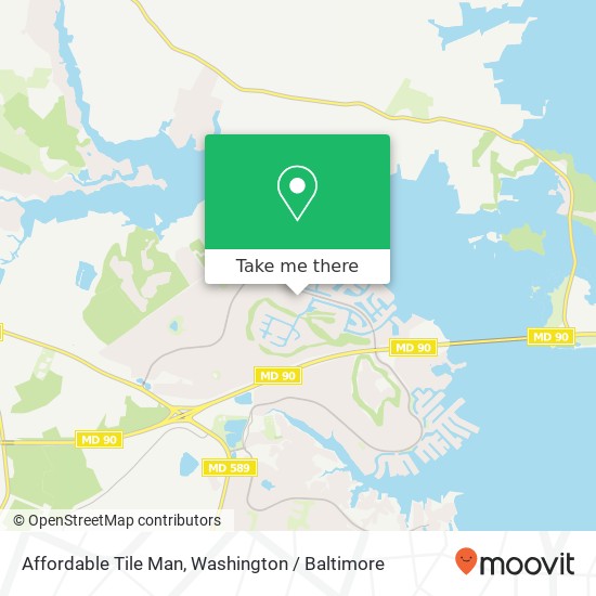 Affordable Tile Man map