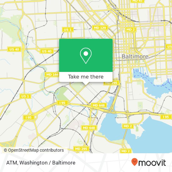 ATM, 1463 Washington Blvd map