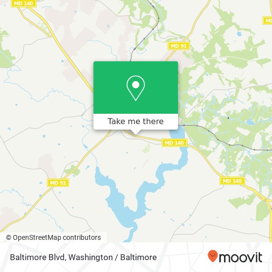 Mapa de Baltimore Blvd, Finksburg, MD 21048