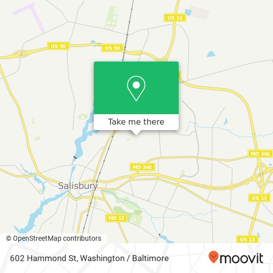 602 Hammond St, Salisbury, MD 21804 map