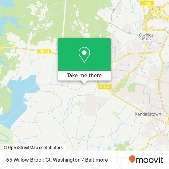 65 Willow Brook Ct, Randallstown, MD 21133 map