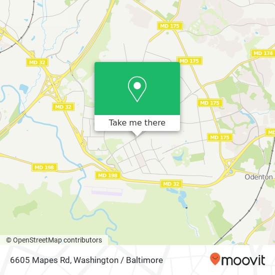 6605 Mapes Rd, Fort Meade, MD 20755 map
