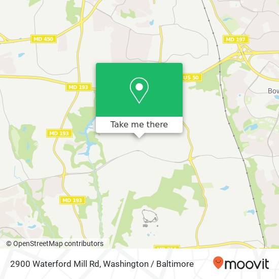 2900 Waterford Mill Rd, Bowie, MD 20721 map