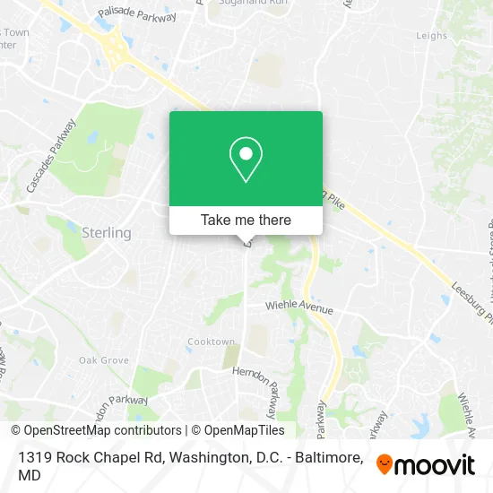 1319 Rock Chapel Rd map