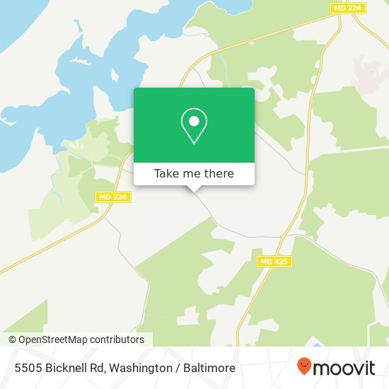 5505 Bicknell Rd, Indian Head, MD 20640 map