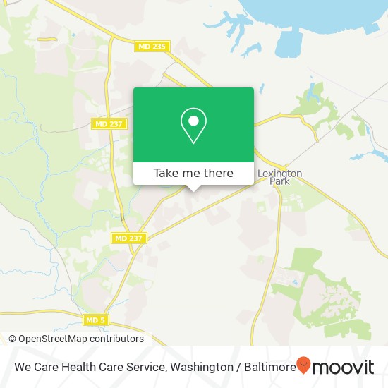 Mapa de We Care Health Care Service, 21633 Liberty St