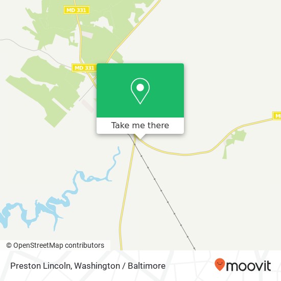 Mapa de Preston Lincoln, 4313 Preston Rd