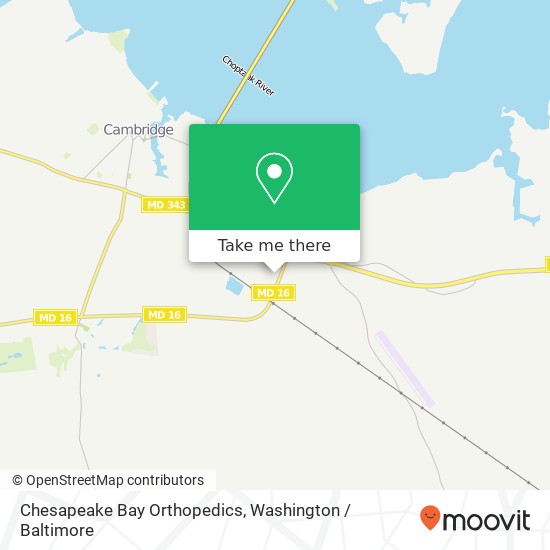 Chesapeake Bay Orthopedics, 828 Airpax Rd map