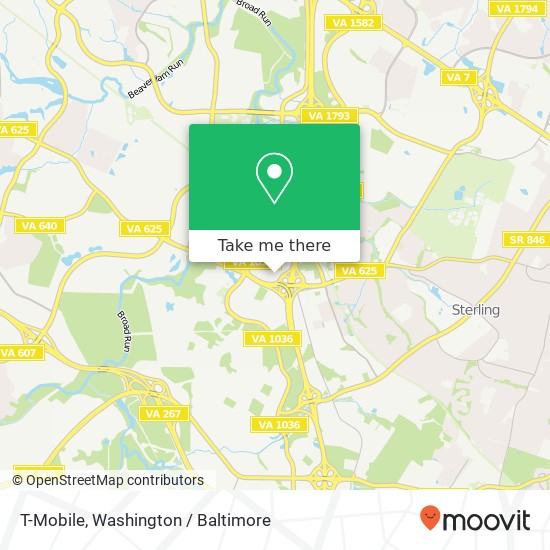 Mapa de T-Mobile