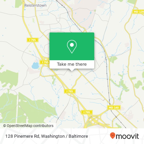 128 Pinemere Rd, Owings Mills, MD 21117 map