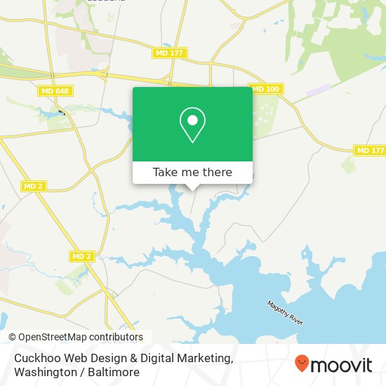 Mapa de Cuckhoo Web Design & Digital Marketing, 271 Magothy Blvd