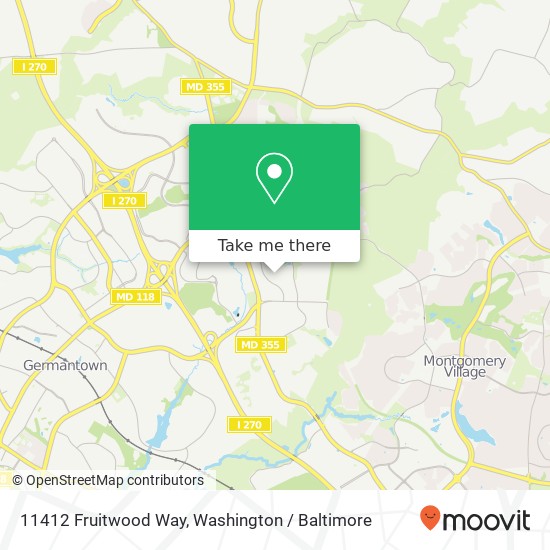 11412 Fruitwood Way, Germantown, MD 20876 map